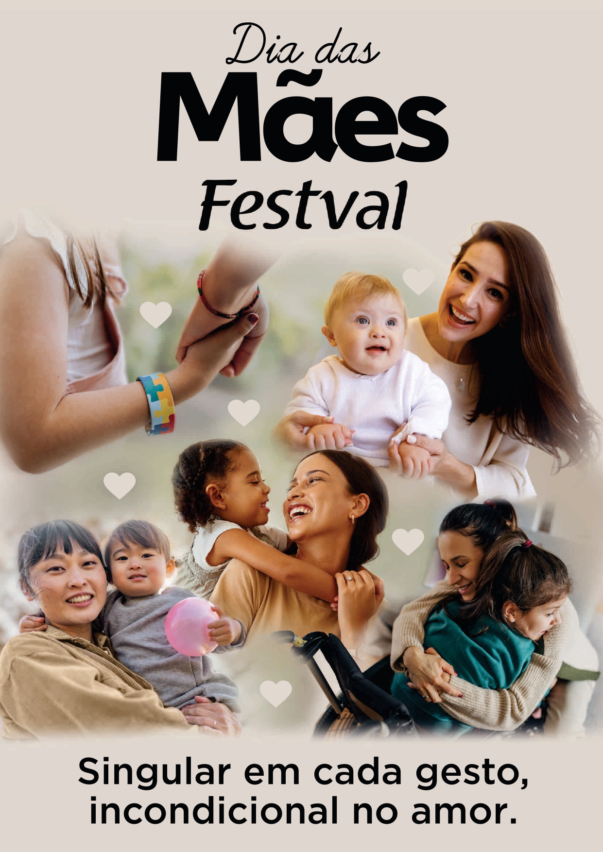 Encarte Dia das Mães - Festval Curitiba - de 30 de abril a 12 de maio de 2025