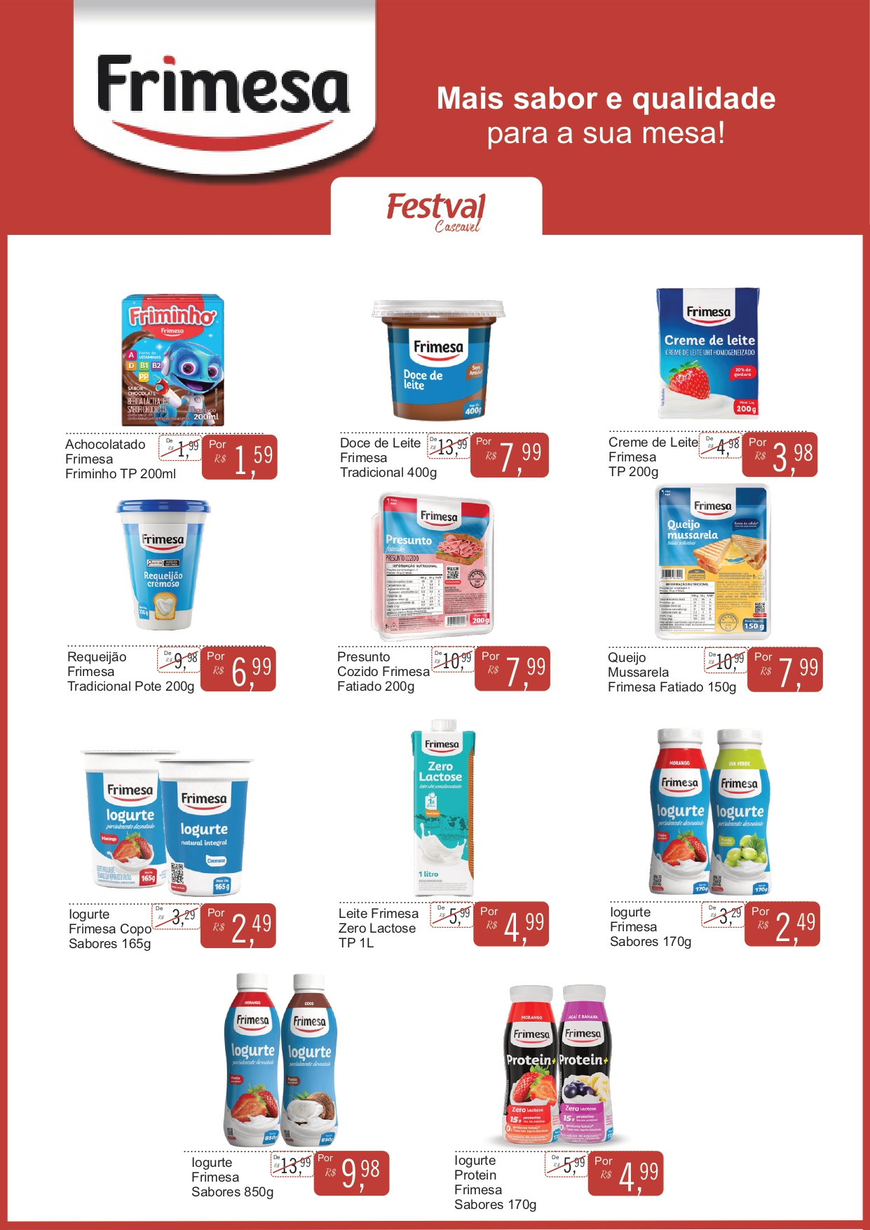 Caderno Festval Cascavel - Cooperado Frimesa 15 a 24 de dezembro