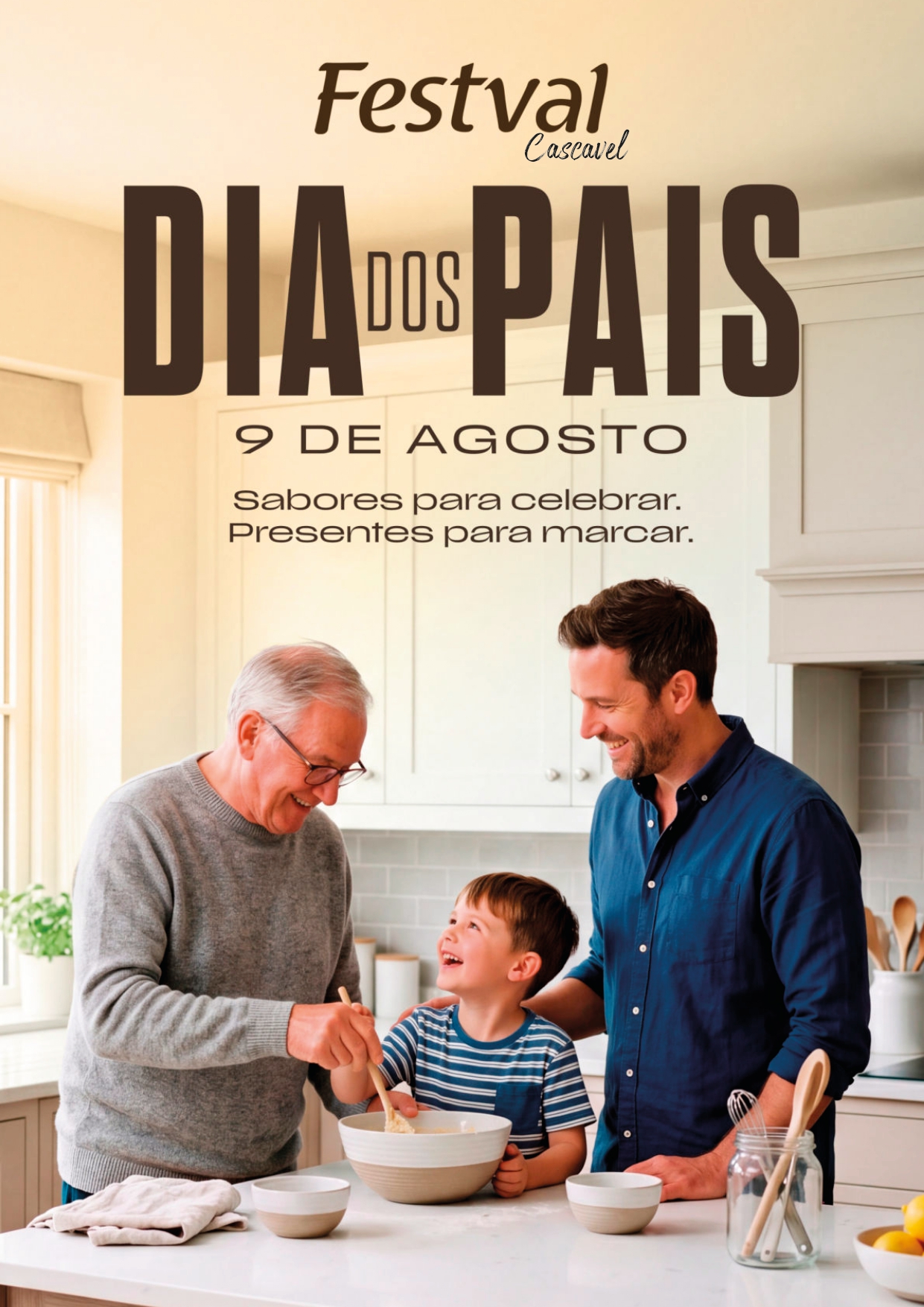 Caderno Festval Cascavel - Dia dos Pais - 29 de julho a 09 de agosto de 2026