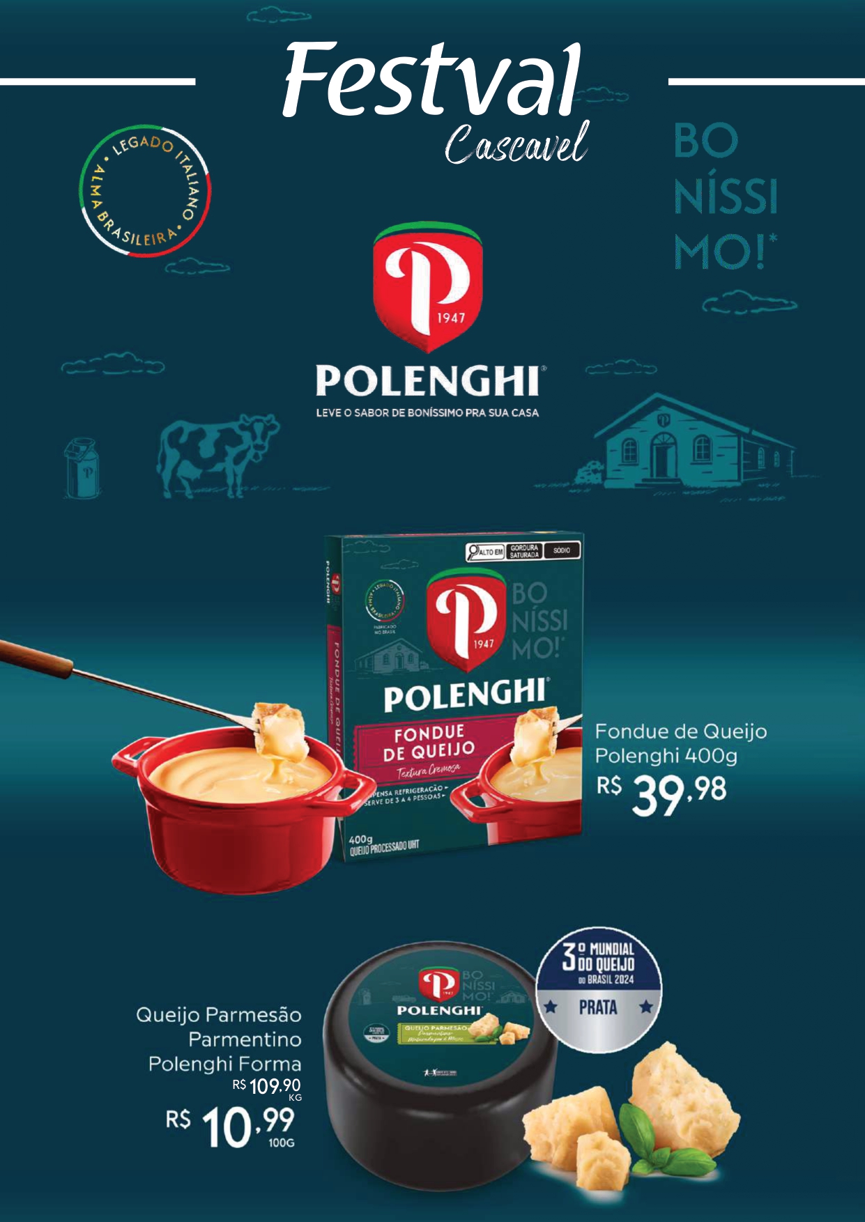 Encarte Cooperado Polenghi Festval Cascavel - de 05 a 17 de junho de 2025