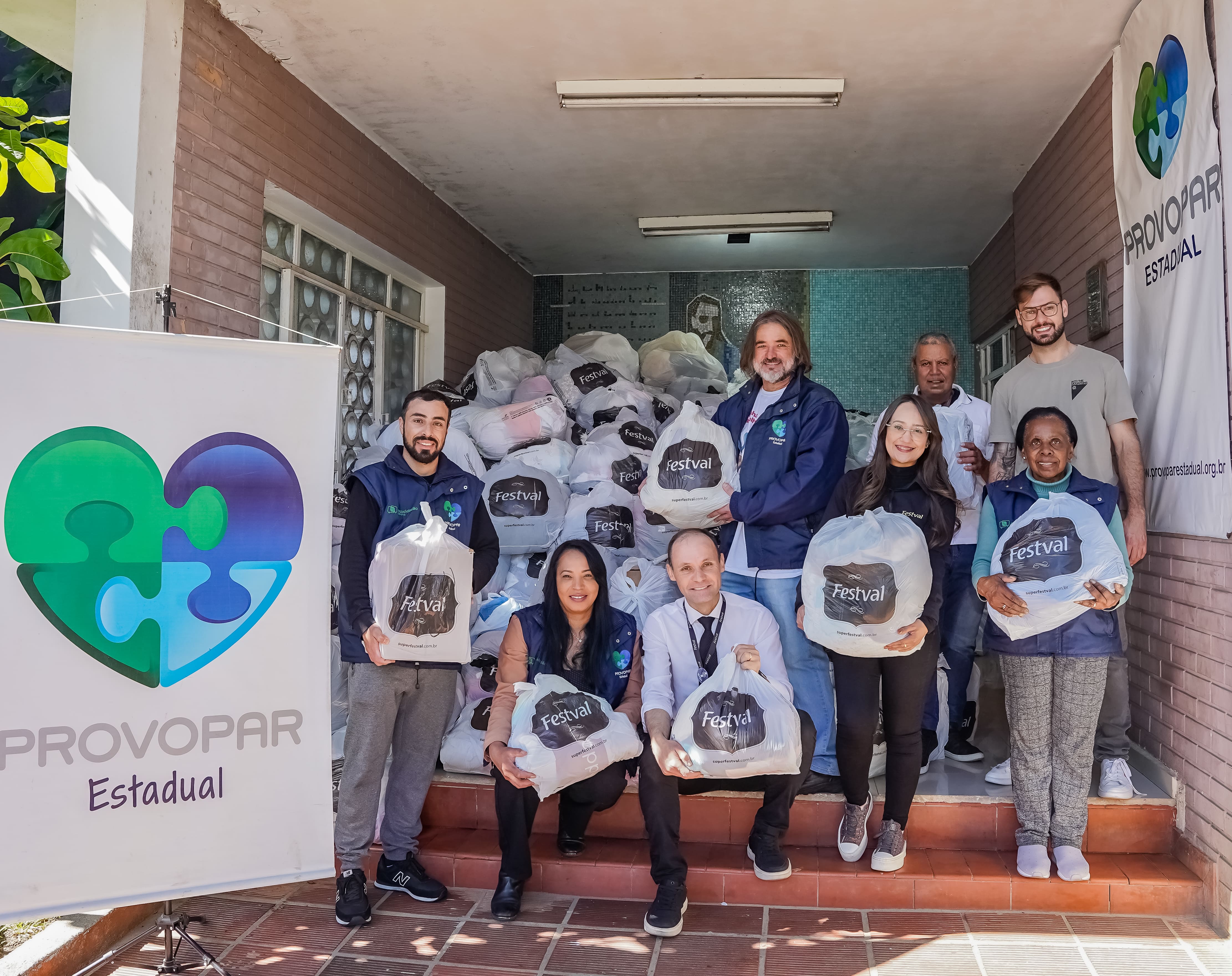 Festval alcança mais de 9 mil doações na Campanha do Agasalho 2025 